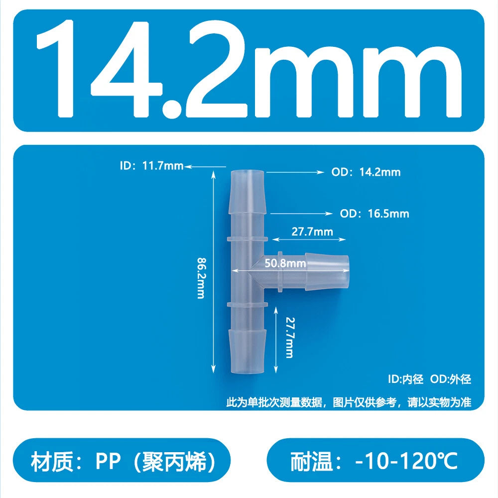 Plastic Pagoda Tubes Reducer Joint 2 3 4Way Hose Connector Tube Splitter Fitting