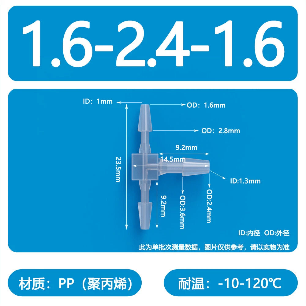 Plastic Pagoda Tubes Reducer Joint 2 3 4Way Hose Connector Tube Splitter Fitting