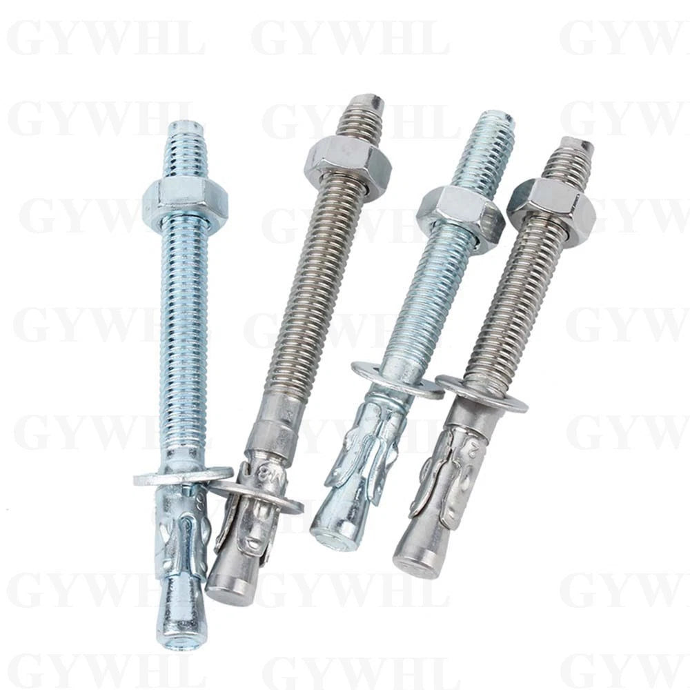 Hex Head Expansion Anchor Bolts — M6 to M20, Stainless Steel A2 & Zinc Plated, Extra Long