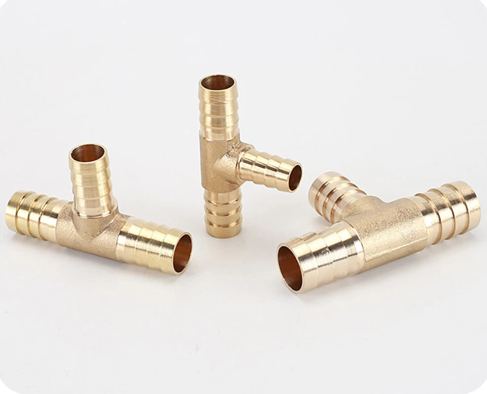 Brass Reducing Hose Fittings – Straight, L, T & Y Connectors for Gas & Air Tube