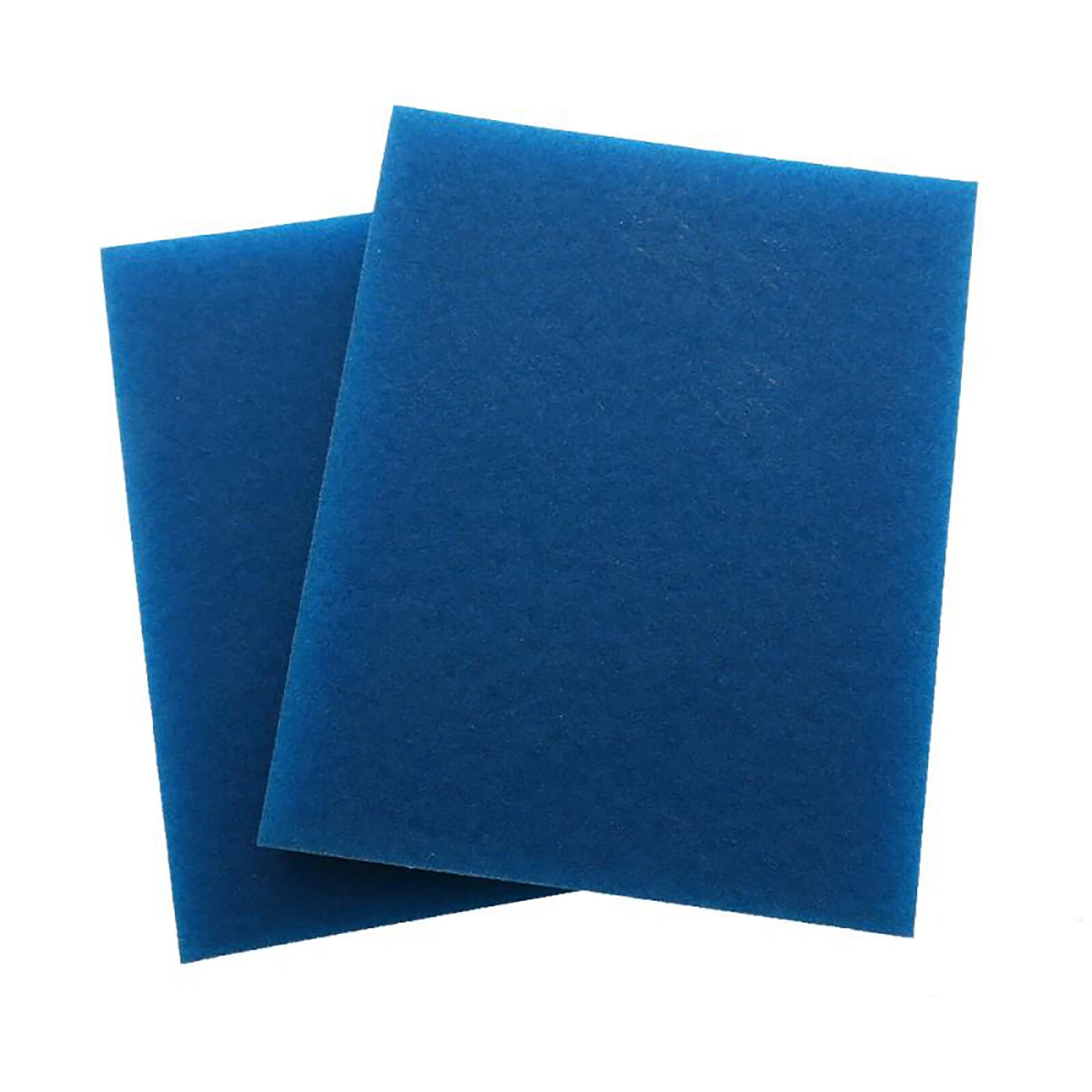 Blue Double‑Sided Foam Sanding Blocks — P100 to P240 Grit Wet & Dry Sponge Pads for Wood Metal Auto