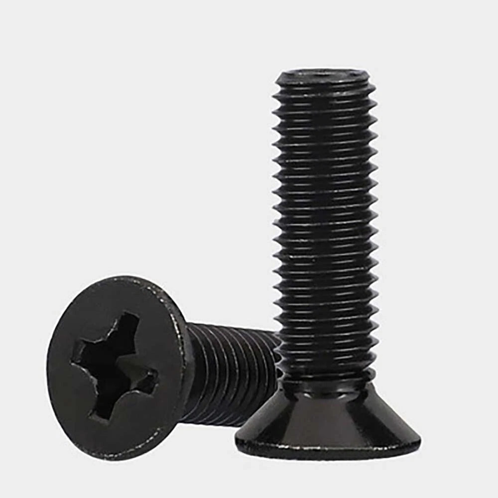 A2 Stainless Steel Phillips Flat Head Machine Screws M2 M2.5 M3 M4 M5 M6 — Countersunk Bolts