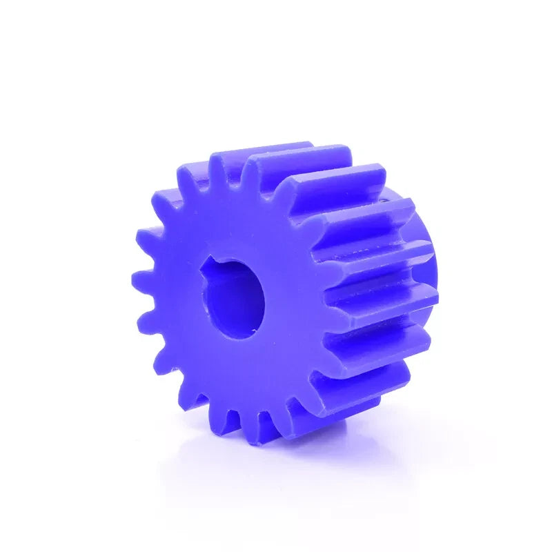 3 Mod Blue Nylon Spur Gear with Step 12-20 Teeth 14-30mm Bore Pinion Motor Gear