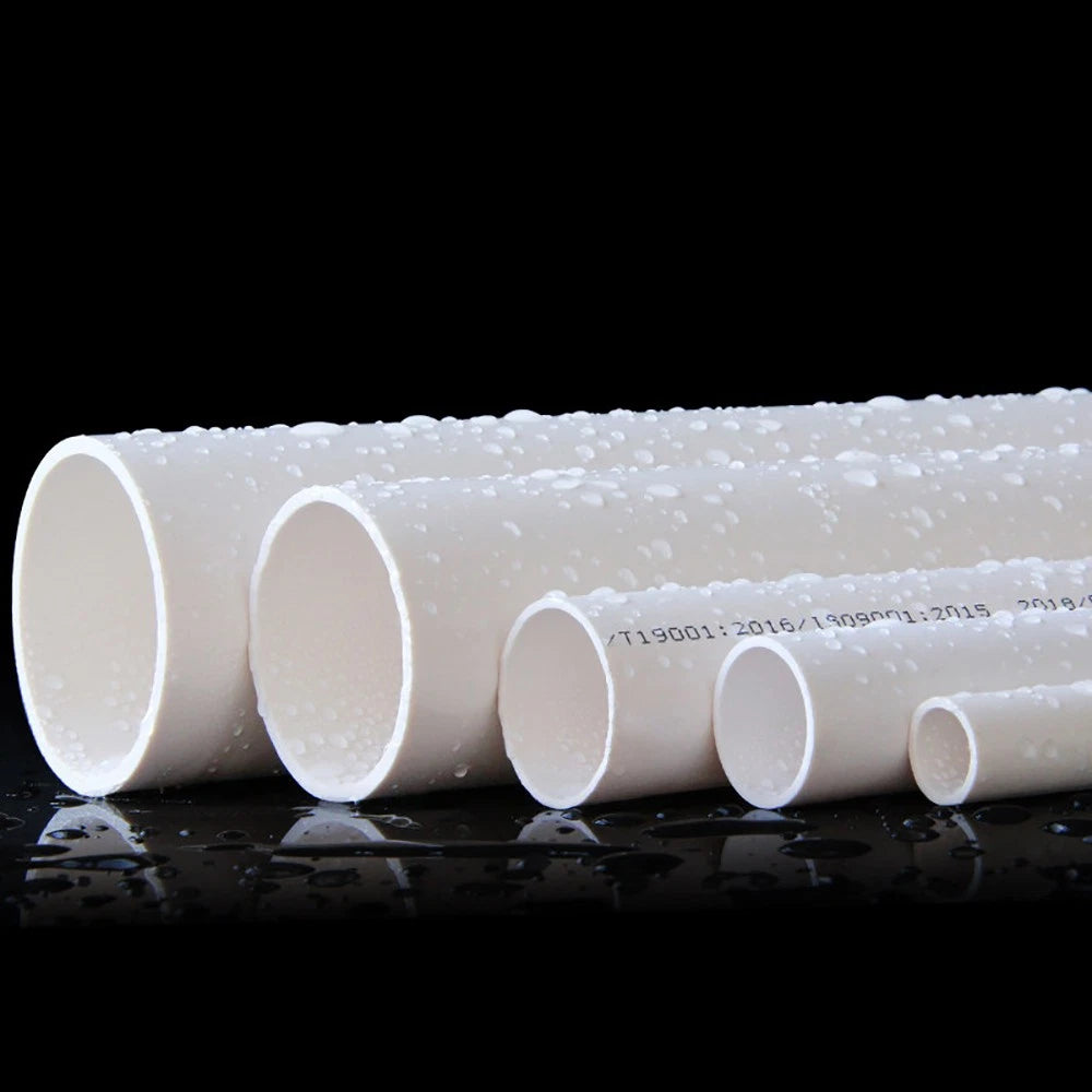 White PVC Round Tube Pipe – Solvent Weld | OD 20–110mm | Cut Lengths 100/200/500mm