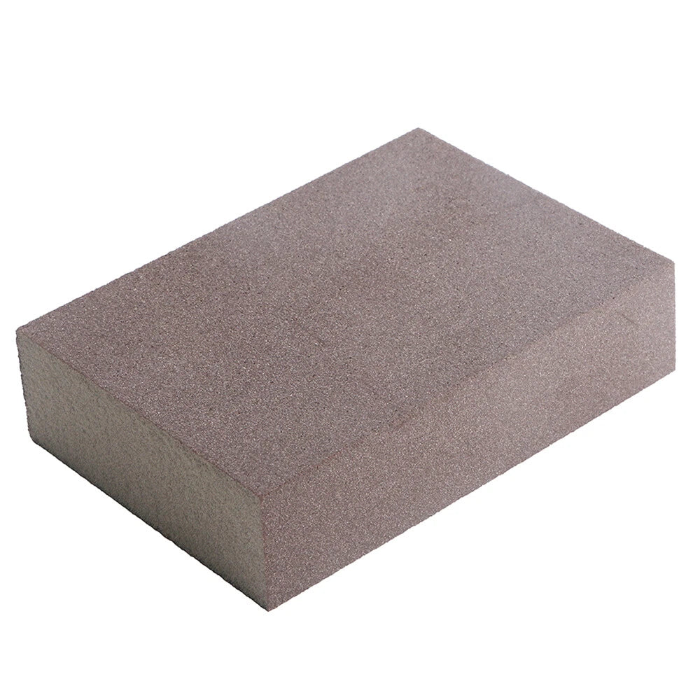 Rectangular Foam Sanding Blocks — P60 to P400 Grit Wet & Dry Sanding Sponge for Flat and Curved Surfaces
