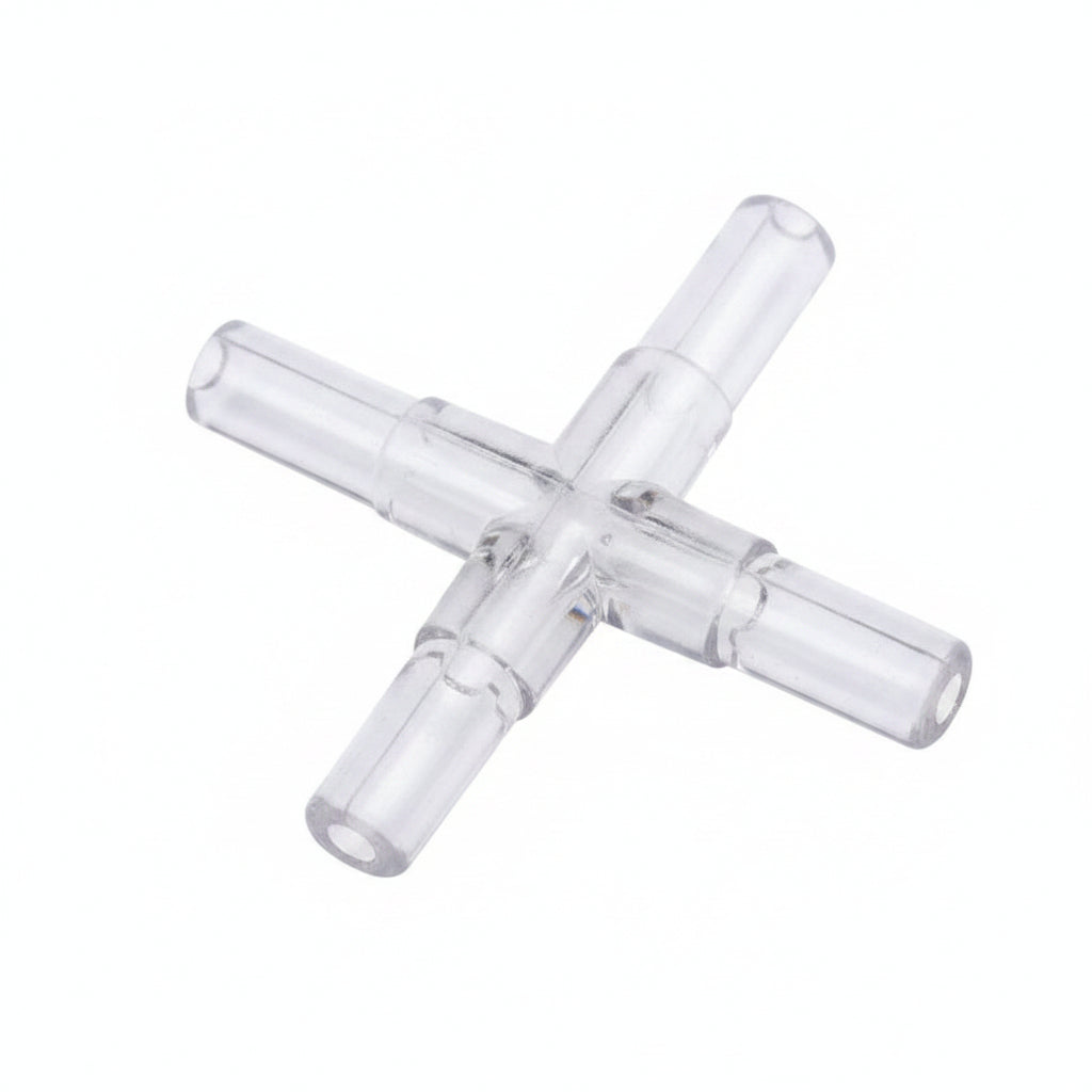 Plastic Barbed Hose Fittings — T, Y, Cross, Elbow & Straight Connectors for Aquarium & Irrigation