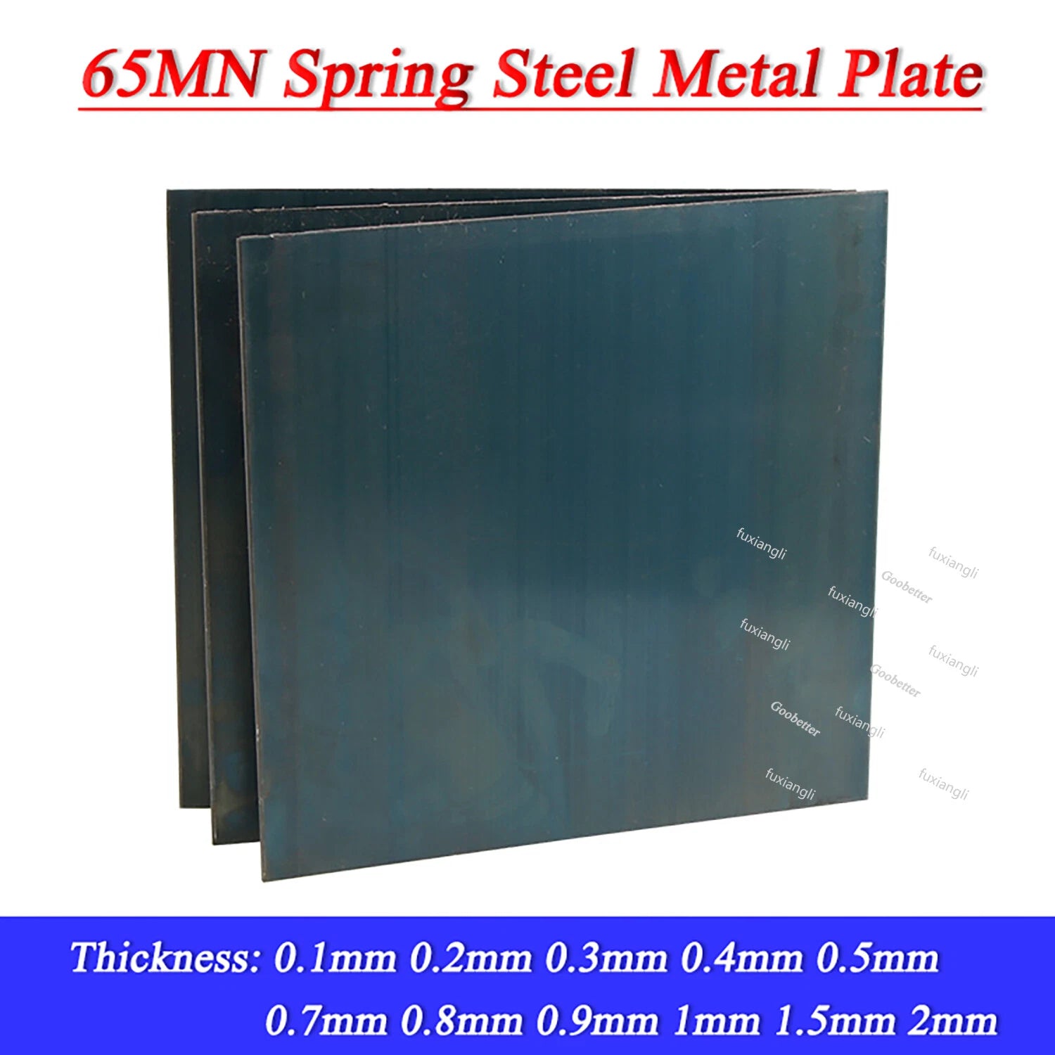65MN Spring Steel Plate Speciality Metals Quality Flat Sheet Thickness：0.1mm-2mm
