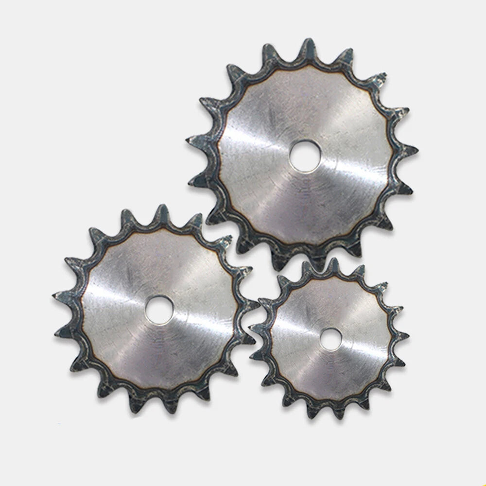 Flat Simplex Sprockets for #40 ( 08B ) Roller Chain, 9T to 60T, Pitch 1/2 Inch