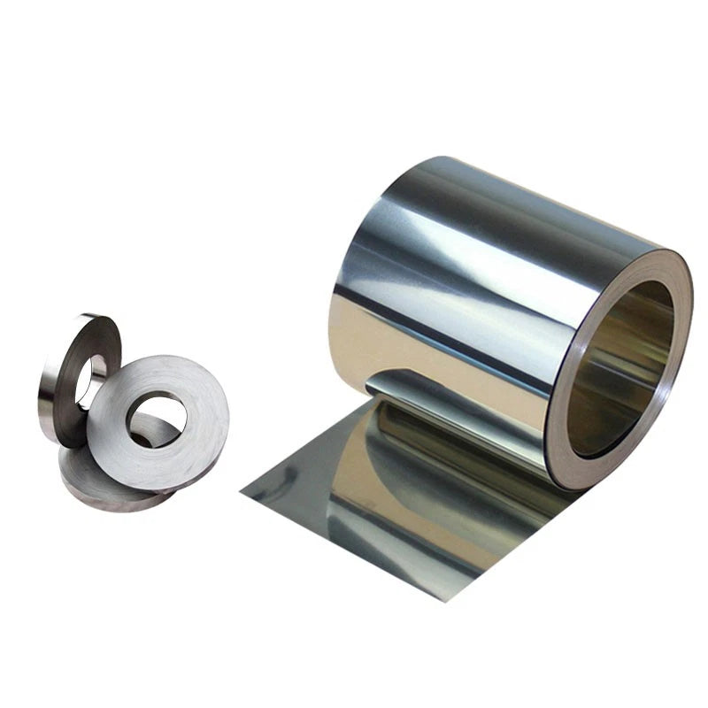 Stainless Steel Tape Film Sheet Strip Flat Bar Metal Foil Band Roll 0.01mm~1mm