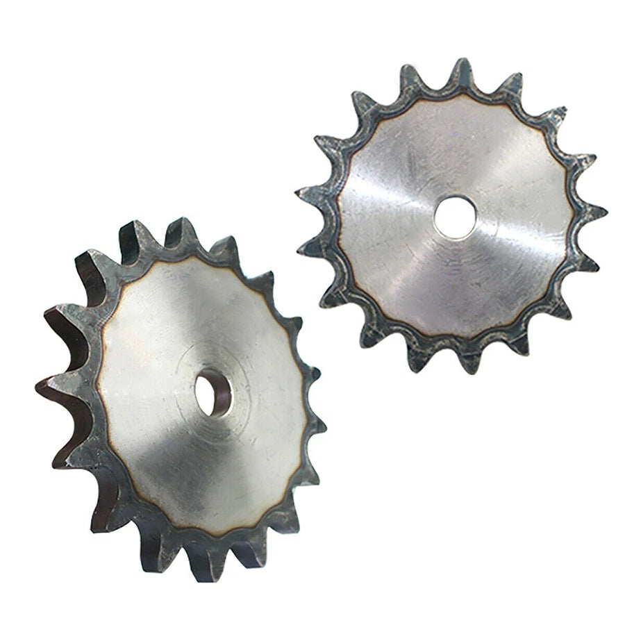 08B Chain Drive Flat Sprocket 10-45 Tooth Roller Chain Chain Links Pitch 12.7mm