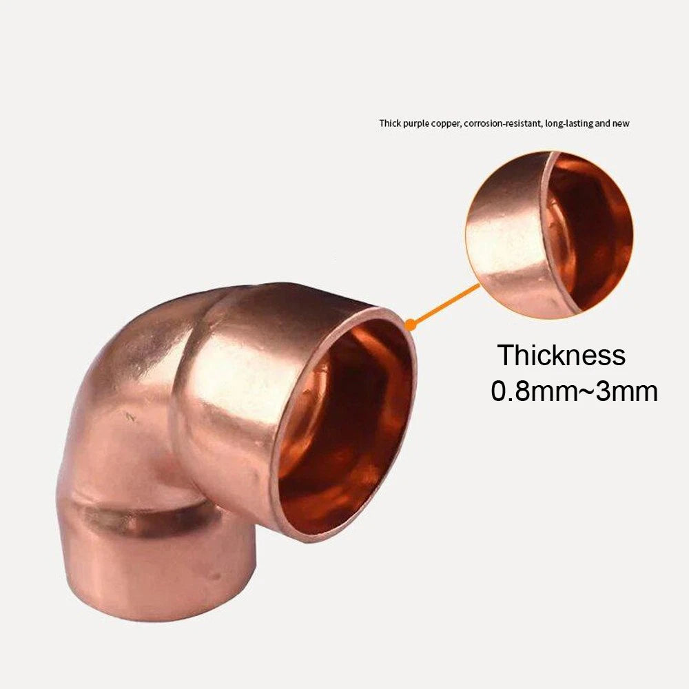 End Feed Copper Elbow Fittings | 6mm–133mm | WRAS Approved Plumbing Bend