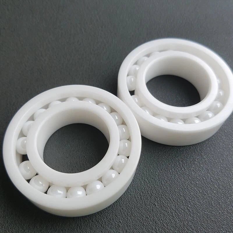 Zirconia All Ceramic Bearings ZrO2 Full Ball Deep Groove Ball Bearings 604~609