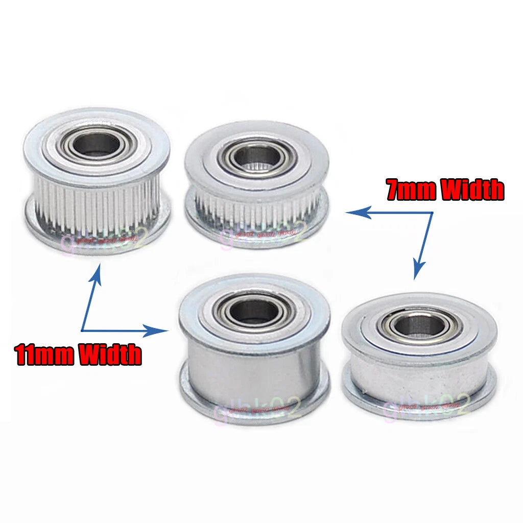 GT2 6 10mm Timing Belt Idler Pulleys 16-60 Teeth 3-15mm Bore For 3D Printer CNC