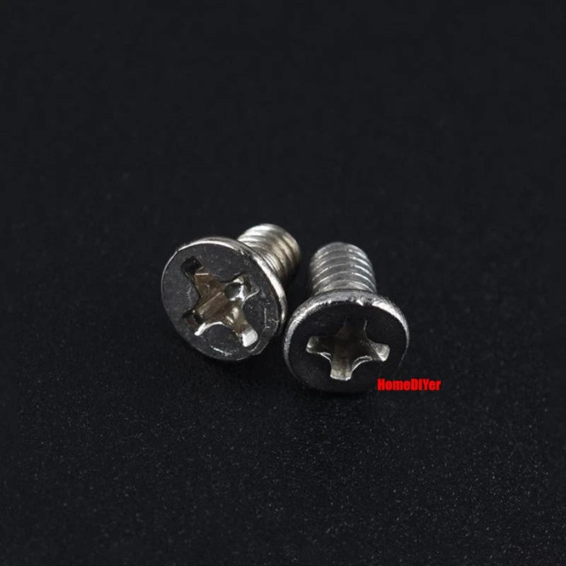 M3 Phillips Flat Head Machine Screws Stainless Steel & Nickel - Plated 5–35mm - HomeDIYer