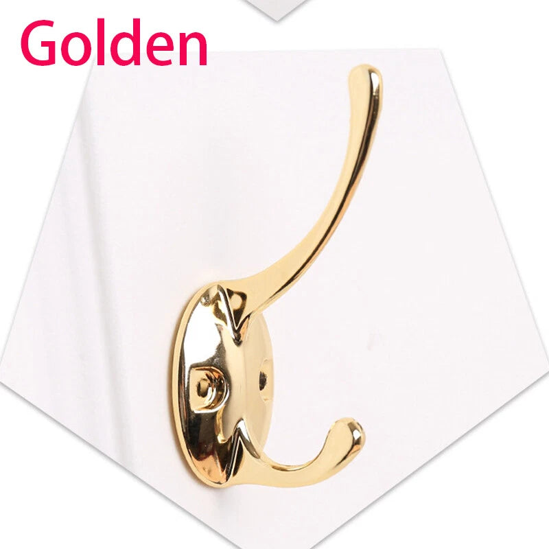 1/10 PACK Coat Hooks Rack Robe Wall Door Dress Bathroom Clothes Hangers