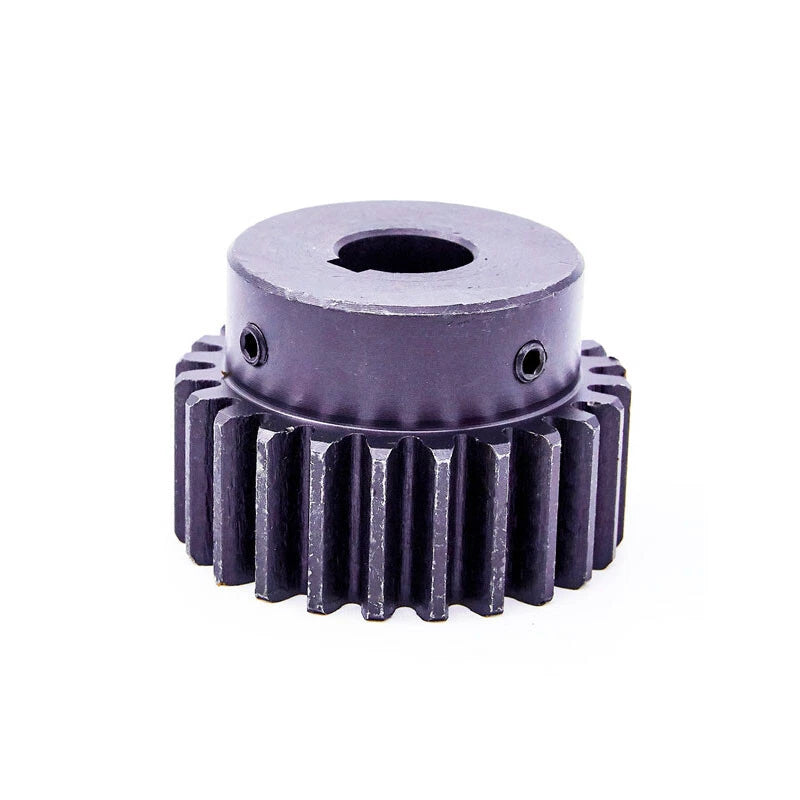 Spur Gear 1 Mod Transmission Gear With Step 45#Steel Pinion Motor Gear 25/30/35T