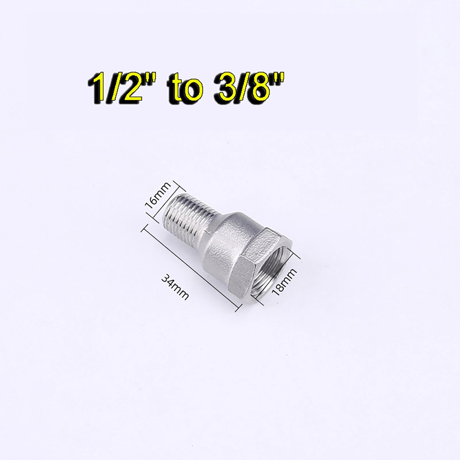 BSP Stainless Steel Reducing Socket — Male x Female Pipe Fitting Adapter