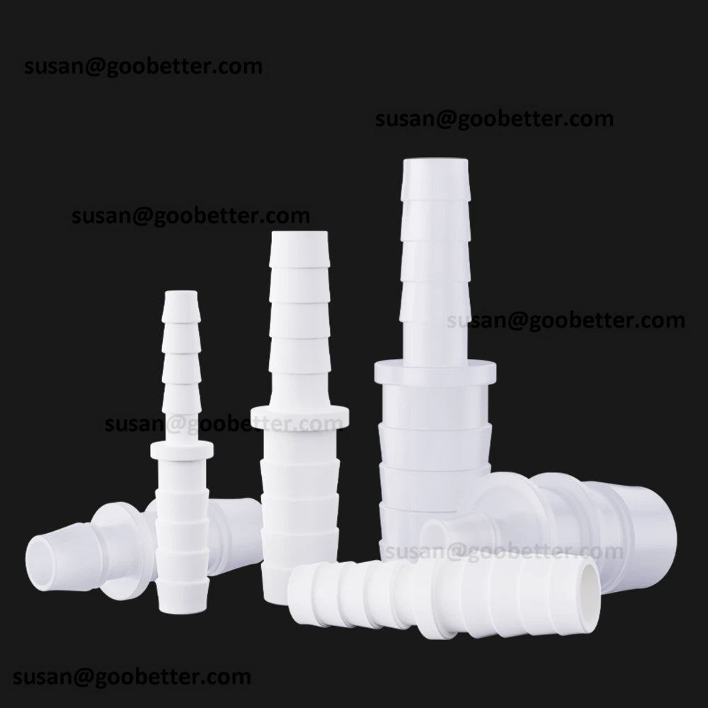 Straight Reducer Barbed Hose Connector — Plastic Joiner for Air & Water Tubing