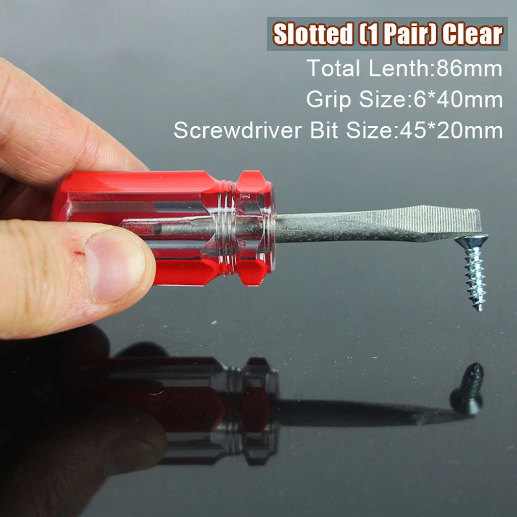 Mini Screwdriver Set — Phillips, Slotted & Double-Use Precision Repair Kit