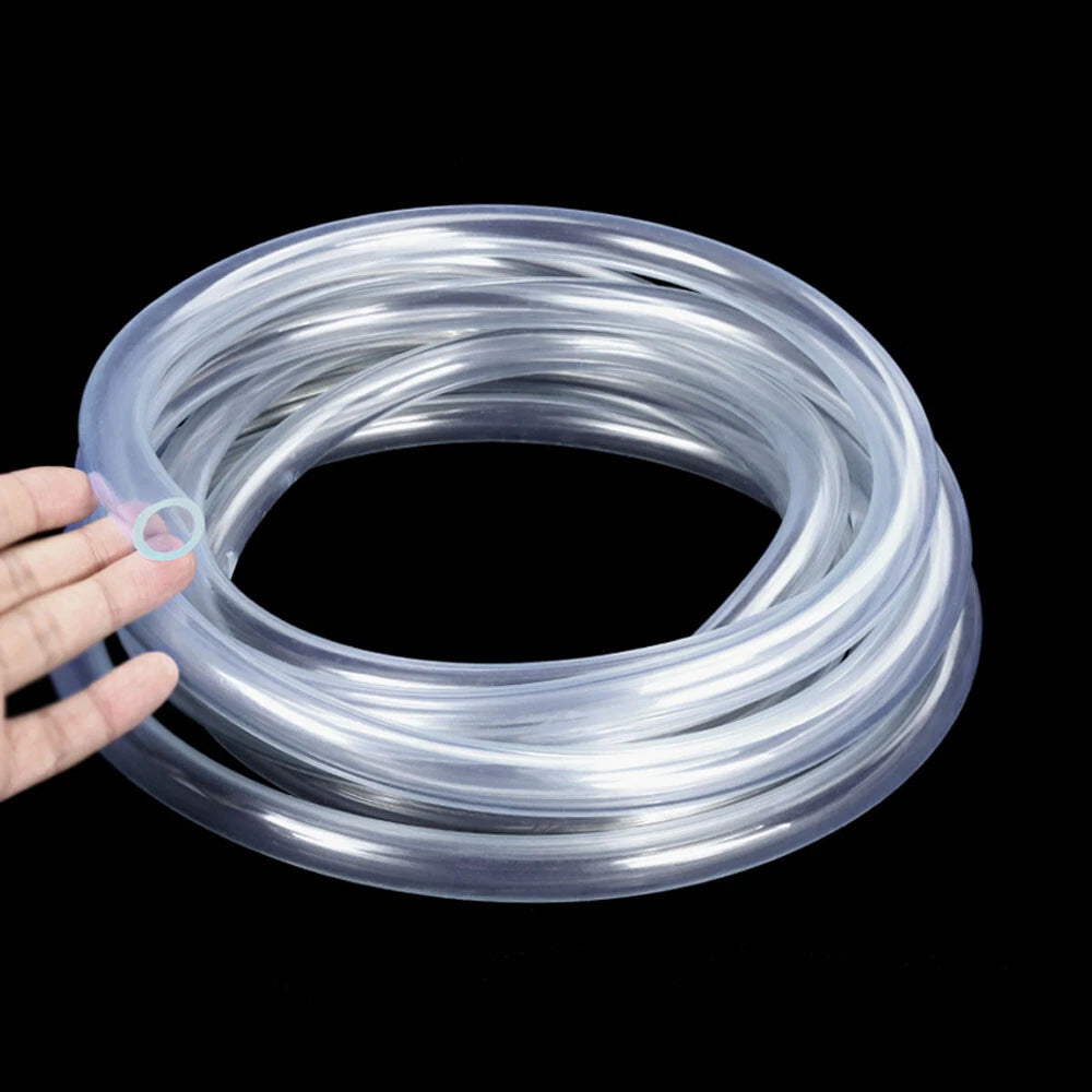 Clear PVC Tube — Flexible Plastic Hose Pipe ID 6–25mm, Fuel Water Oil Aquarium Air