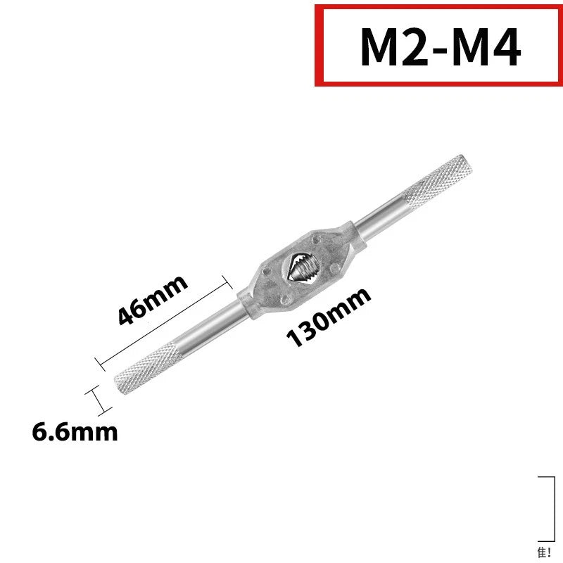 Tap Wrench Handle Alloy Steel Hand Taps Holder Tapping Wrench M2 M3 M6 to M24
