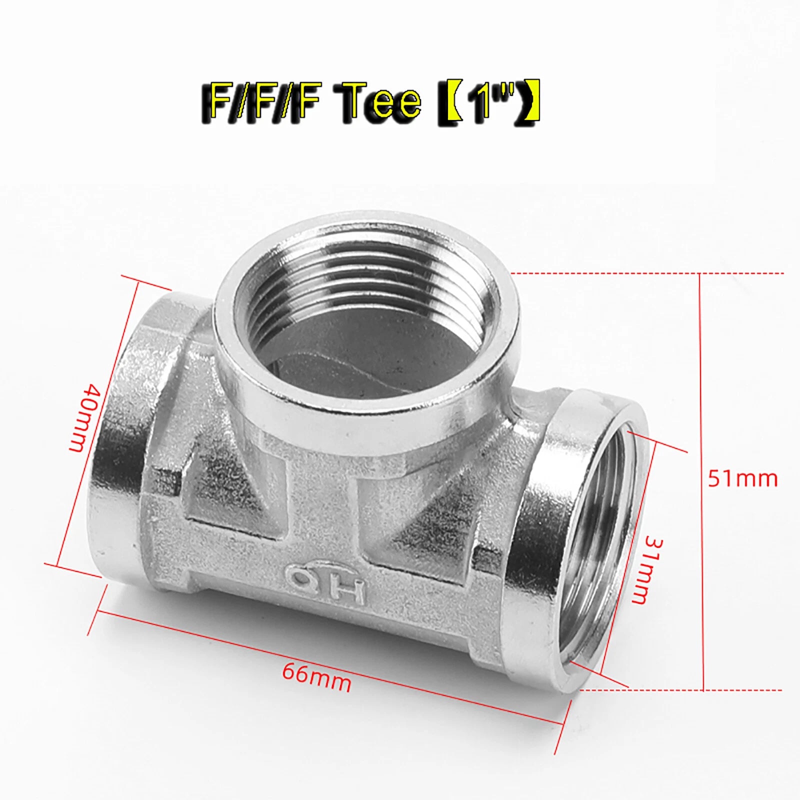 201 Stainless Steel Pipe Tee Fittings — NPT Equal & Reducing Tee Connectors (1/2", 3/4", 1")