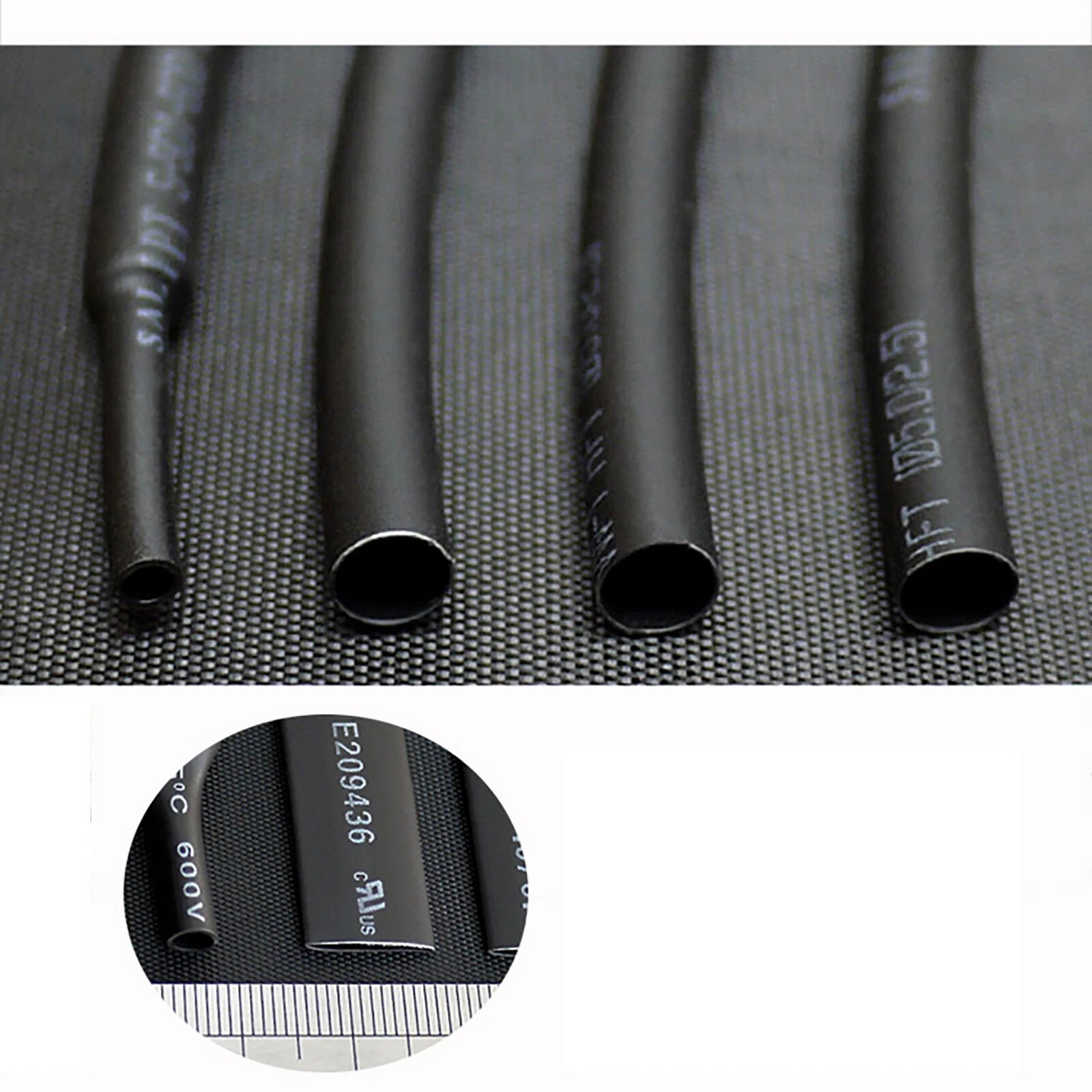 Heat Shrink Tubing – Multi-Color, 0.6mm to 70mm, 2:1 Ratio Electrical Sleeving