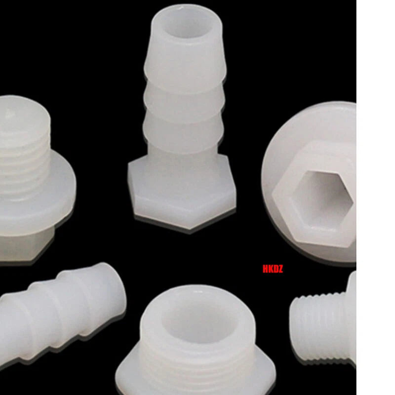 2.4~12mm Hosetail Connector Fitting Barb Male BSP Plastic Pool Hose Pipe Adaptor