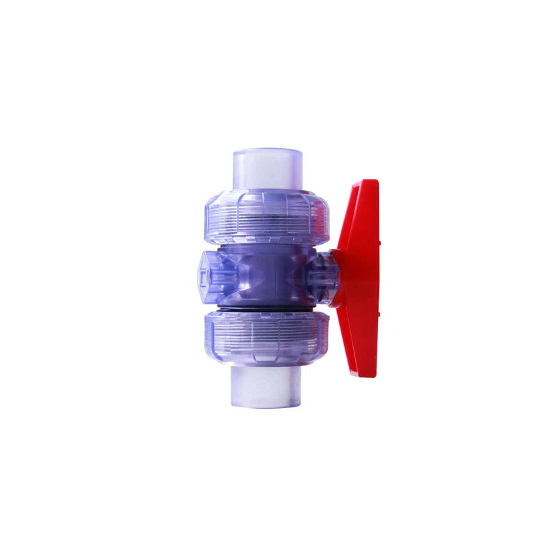 Clear PVC 50mm ID Pressure Pipe and Fittings Metric Solvent Weld Various Parts
