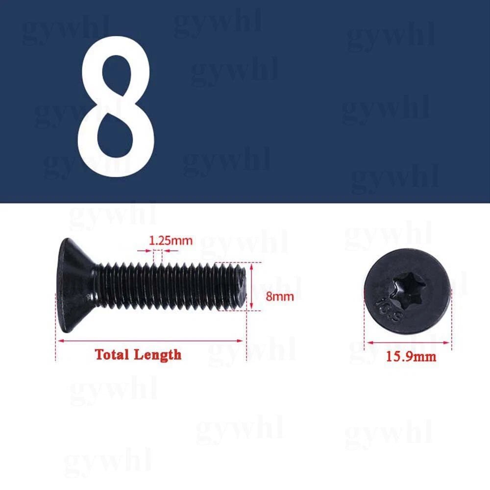 10.9 Alloy Steel Torx Countersunk Machine Screws M3 M4 M5 M6 M8 M10 DIN 965 - HomeDIYer
