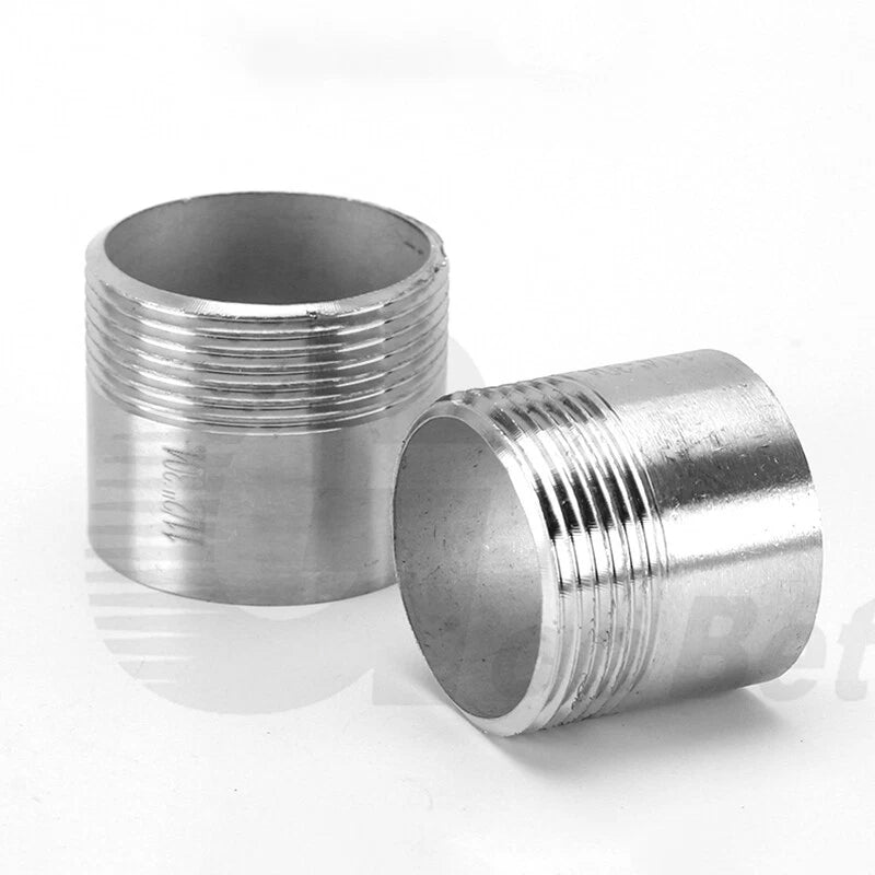 Stainless Steel 304 Weld Nipple Connector — BSP 1/4" to 4" Threaded Pipe Fitting