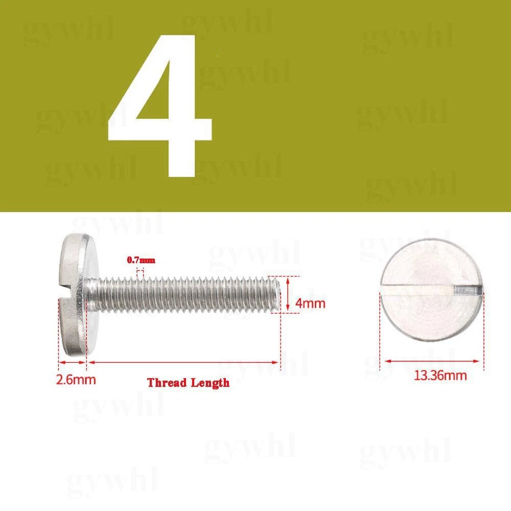 M2–M6 Slotted Round Head Machine Screws | A2 Stainless Steel | DIN 85