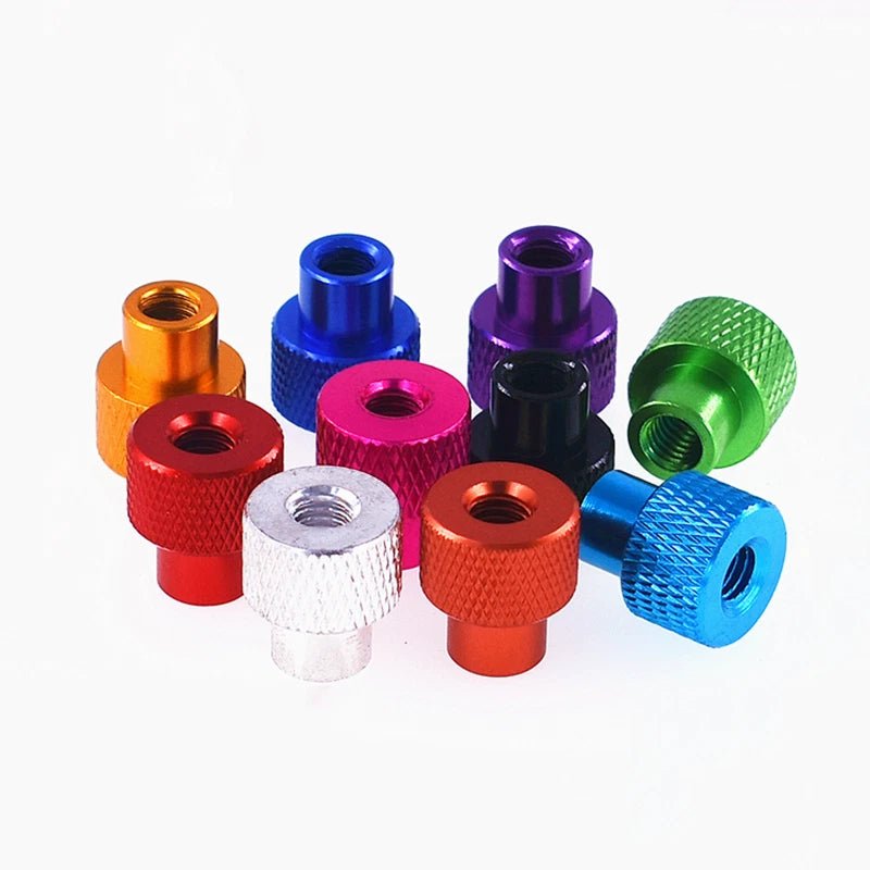 UNC Knurled Thumb Screws – Aluminum Alloy Hand Grip Knob Bolts with Through Hole - HomeDIYer