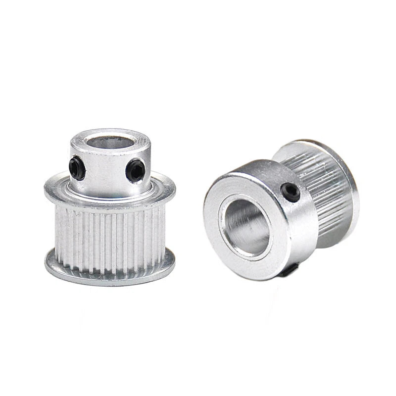 2GT Drive Pulley With Step 16 Tooth - 100 Tooth Bore 4mm - 25mm for 10mm Belt