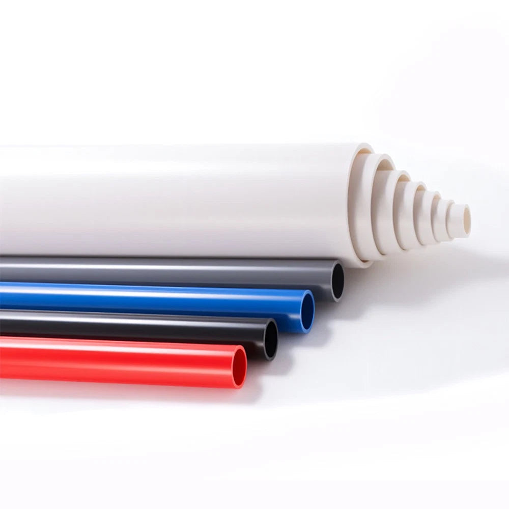 Coloured PVC Round Tube | Solvent Weld Pipe for Plumbing & Aquarium | 20–110mm OD