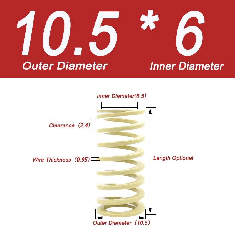 Heavy-duty Compression Mold Springs,length Up To 400,outer Diameter 10.5-50mm