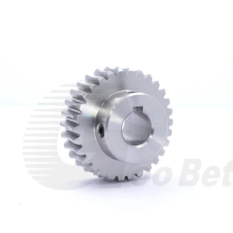 Module 1.5 Metal Worm Shaft Worm Gear Wheel C45 Steel 20/25/30/35/40/50/60 Tooth