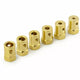 3-8mm Brass RC Car Wheels Shaft Motor Flexible Coupling Coupler Hex Connector