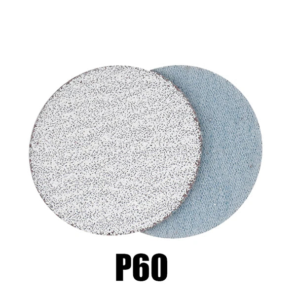 Dry Grinding 25/50/70mm Abrasive Paper Flocking Sandpaper Pad Sanding Disc