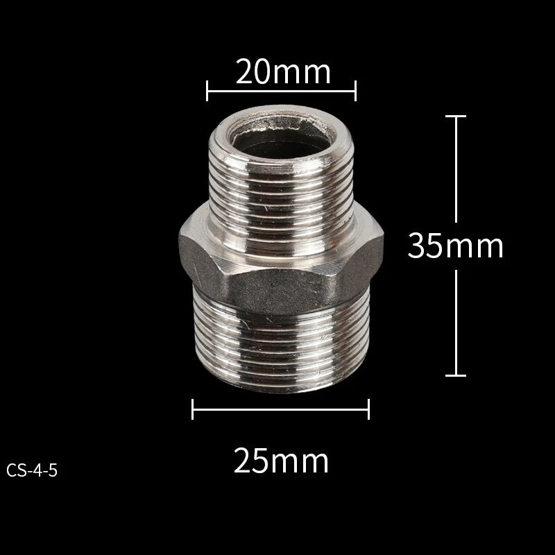 1/2" BSP Stainless Steel Pipe Fittings — Male/Female Adaptors, Tees & Couplings (A2)