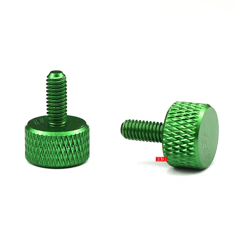 Aluminum Alloy Knurled Thumb Screws M3 M4x6~16mm DIY Hand Tighten Grip Knob Bolt
