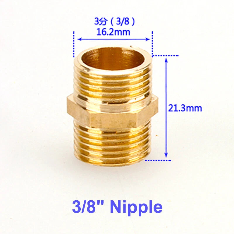 Brass BSP Pipe Fittings – Nipples, Couplings, Elbows, Tees, Plugs & Caps