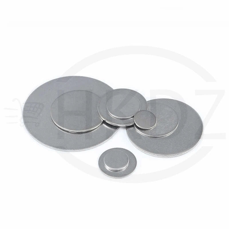 Stainless Steel Blank Round Disc 304 Grade Metal Sheet Plate Ø6-80mm Thick 1-5mm