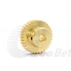 Mod 0.5 Worm Gear Wheel Brass 20-60 Tooth Worm Shaft Steel C45-Stainless Steel