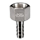 1/4" to 3/4" BSP Stainless Steel Female Fitting x Barb Hose Tail End Connector