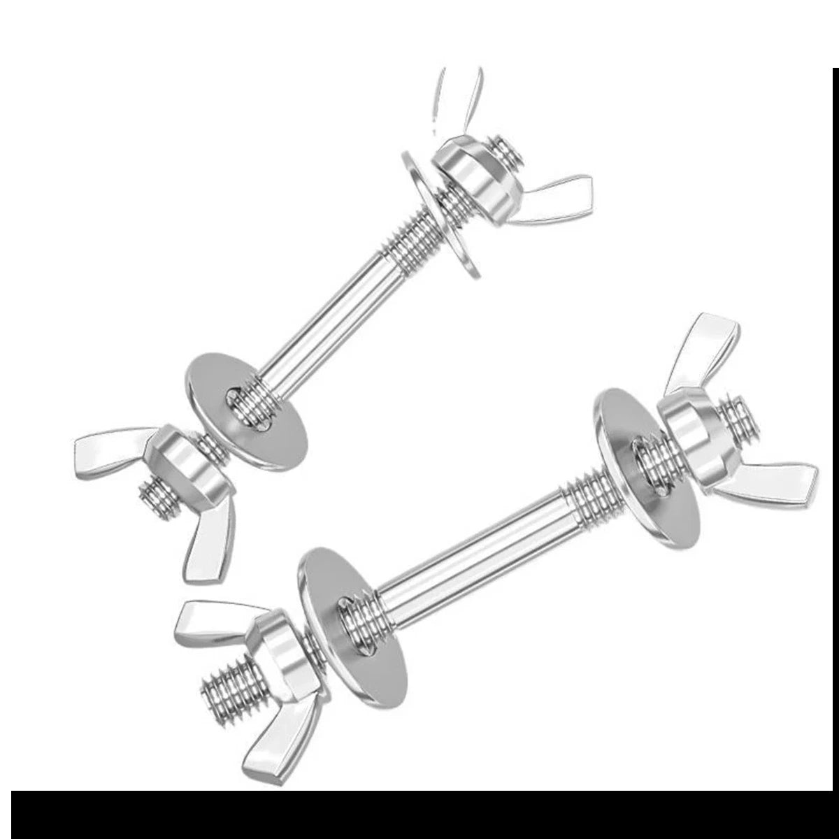 Double Headed Butterfly Wing Thumb Screws Bolts with Washer A2 Stainless Steel