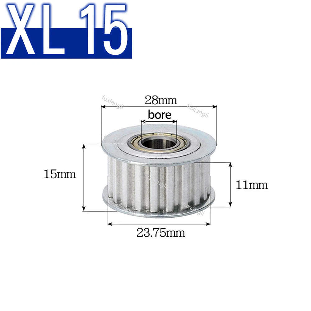 XL Timing Belt Idler Bearing Pulley Tensioner Toothless & Toothed Width 11mm
