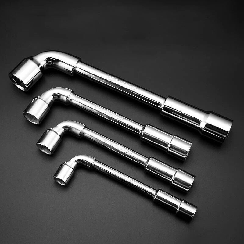 6mm-24mm Metric L Shaped Angled Open Hex 6 point Socket Wrench Doubleend Spanner