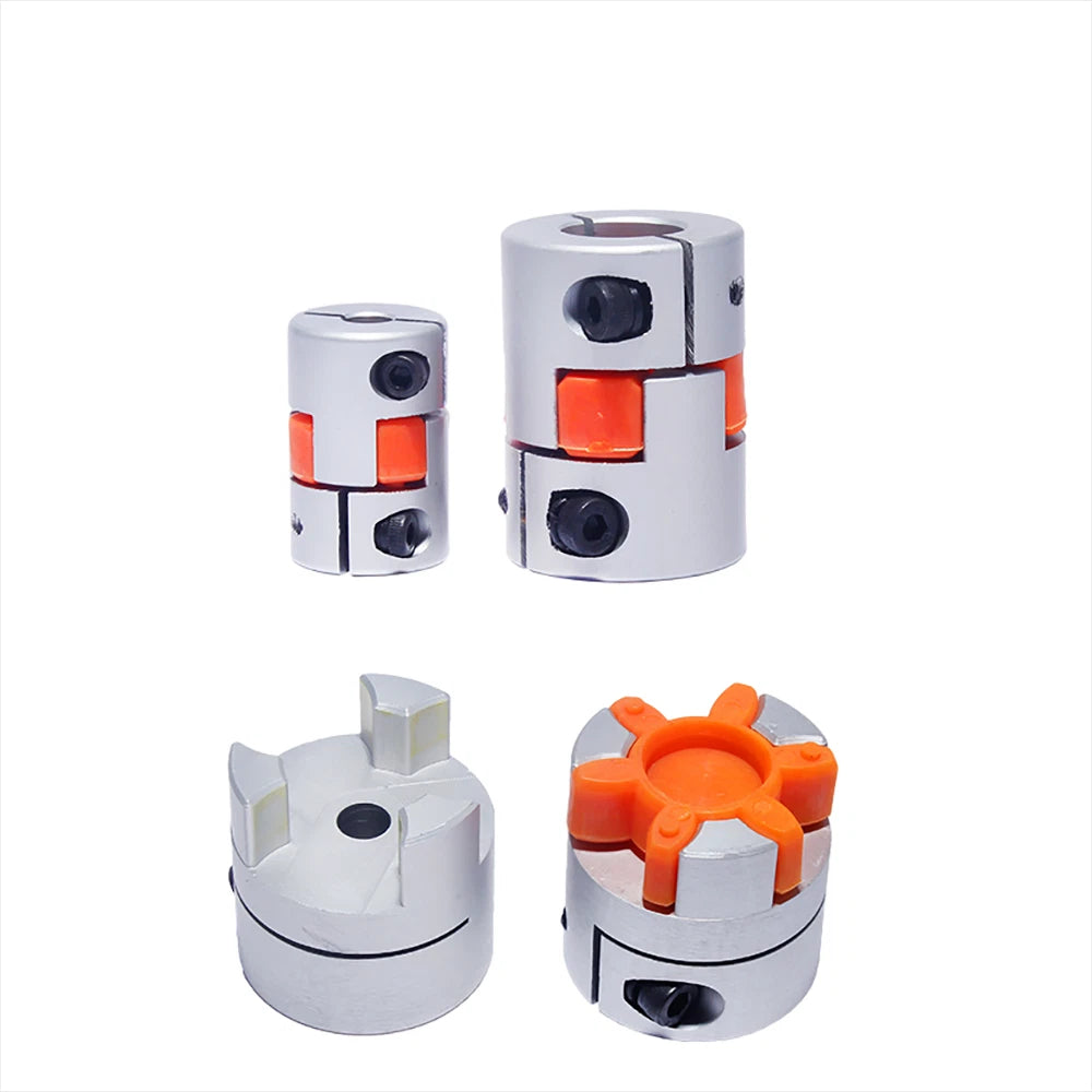 Alu Shaft Coupler Flexible Plum Spider Jaw Coupling Stepper Motor for 3D Printer