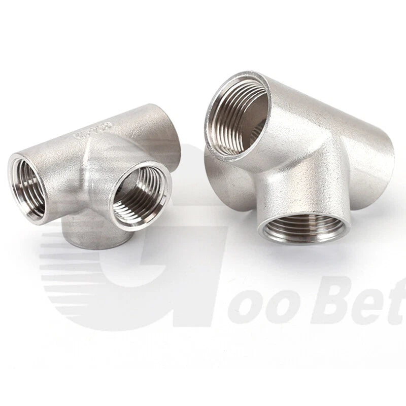 BSP Female Stainless Steel Pipe Fitting — 3/4/5-Way Adapter, 1/4" to 2"